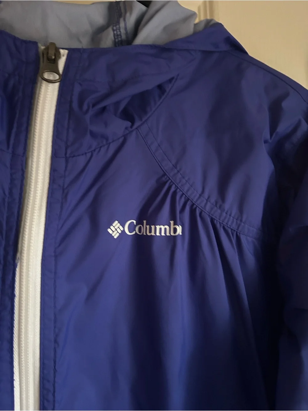 Columbia Girls Size L 14-16 Purple Lightweight Jacket